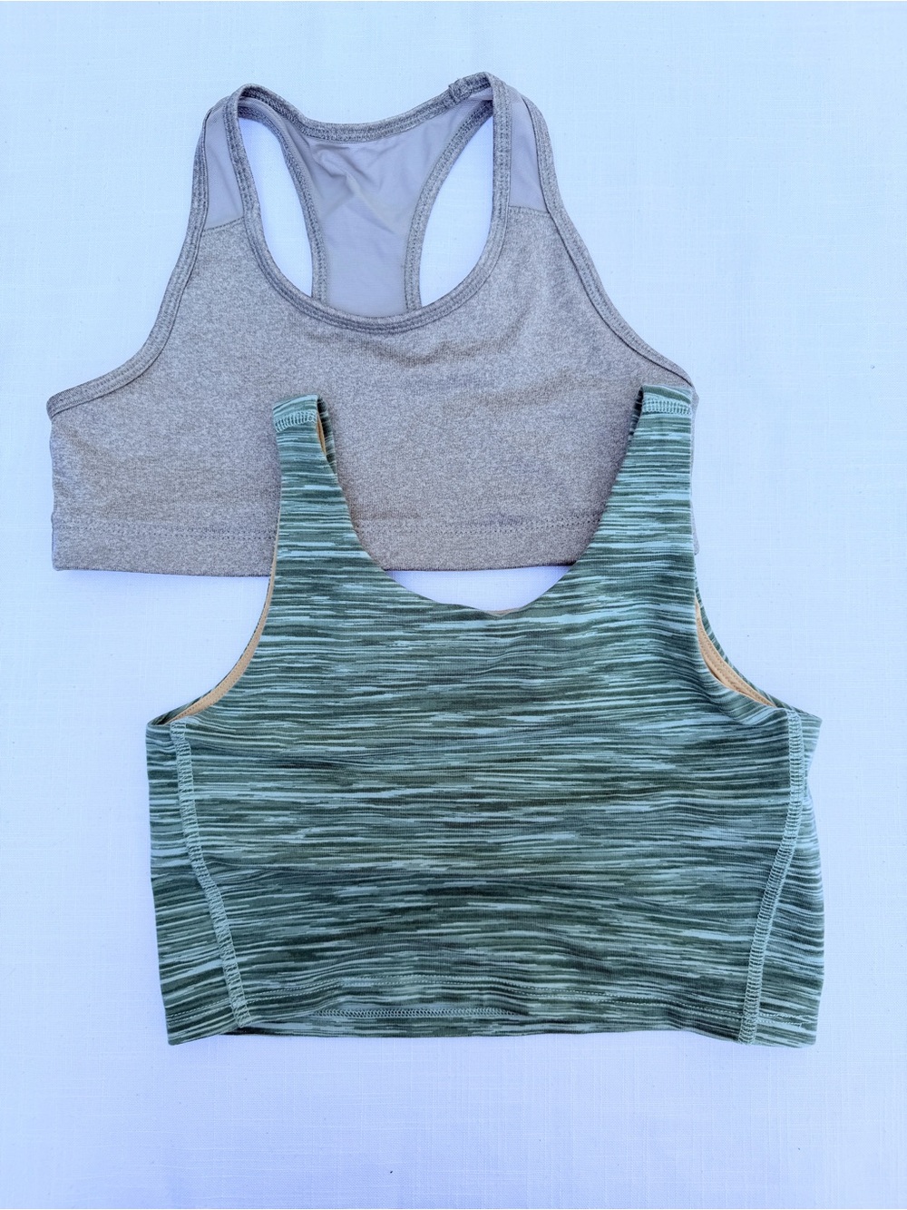 2 Girls size 10/12 Old Navy Powerchill Sport Bras EUC